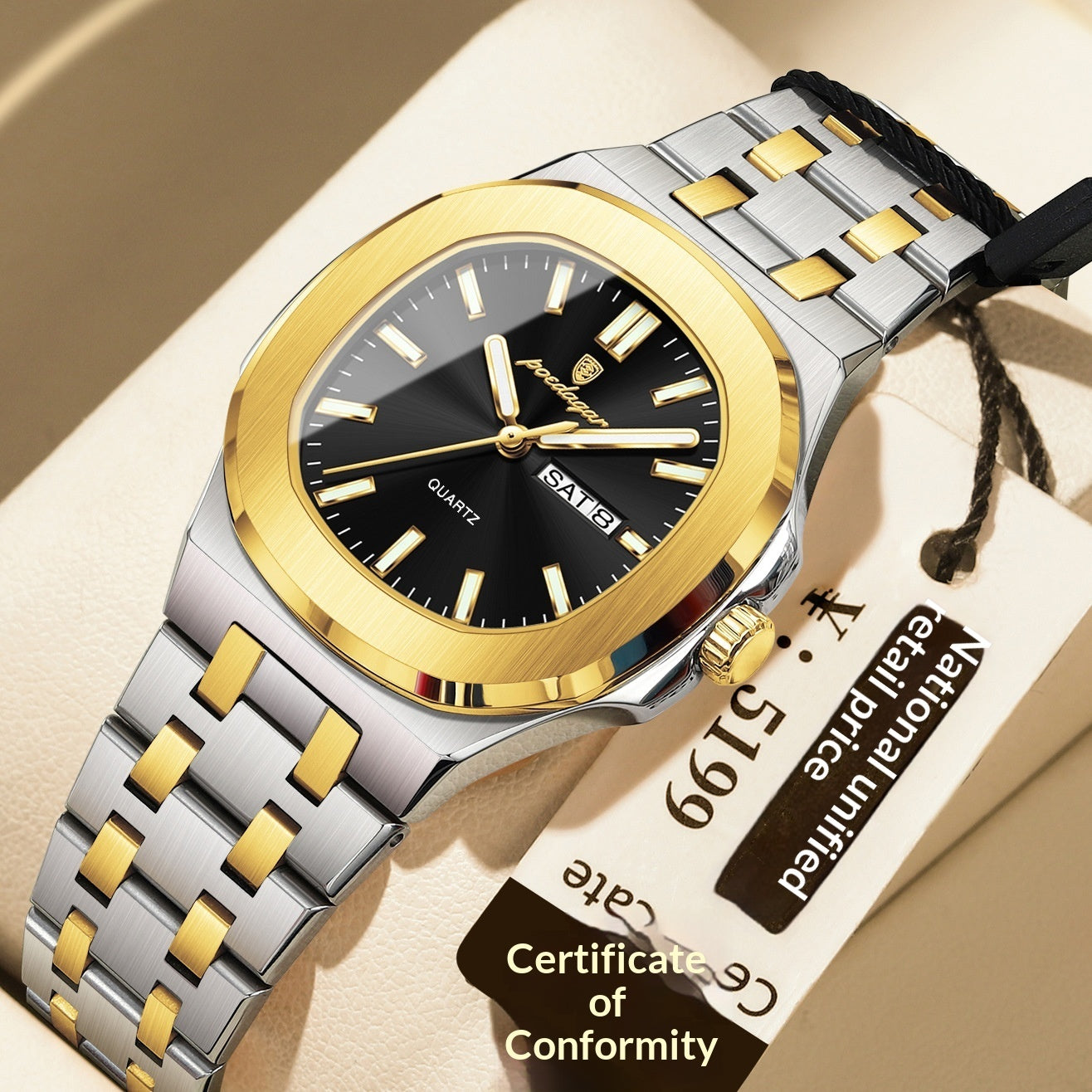 Ultra-thin Watch With Waterproof And Luminous Features - Zentrova Ultra-thin Watch With Waterproof And Luminous Features - Zentrova